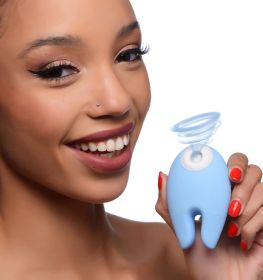 Sucky Bunny Silicone Clitoral  Stimulator - Blue