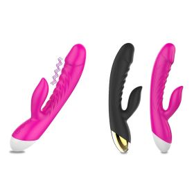 Waterproof 10 modes Powerful Dildo Vibrator Oral Clitoris Vacuum Stimulator (Color: pink)