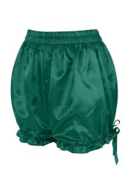 Dark Green Satin Bloomers (size: Queen)