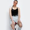 Women Fishnet Tights Sexy High Waist Fishnet Pantyhose Stretchy Mesh Hollow Out Tights Stockings