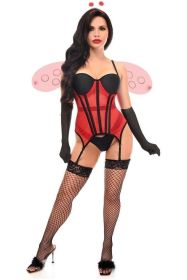 Lavish 4 PC Sexy Ladybug Lingerie Costume (size: XSmall)