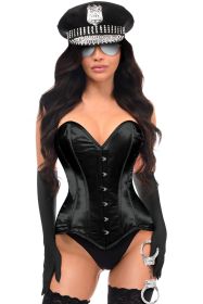 Lavish 5 PC Under Arrest Cop Police Corset Costume (size: medium)